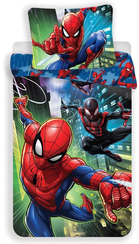 Jerry Fabrics Bavlnené obliečky 140x200 + 70x90 cm - Spider-man 05