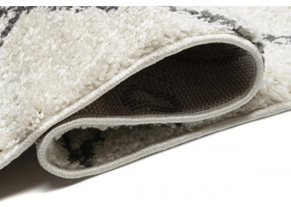 Kusový koberec shaggy Piata krémový 80x150cm