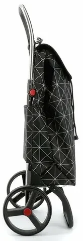 Rolser Nákupná taška na kolieskach I-Max 2 Logic RSG, čierno-biela