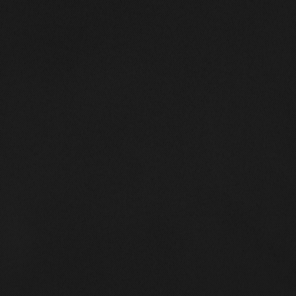 ZATEMŇOVACÍ ZÁVES NA KRÚŽKOCH ADLEY 135X250 CM ČIERNA