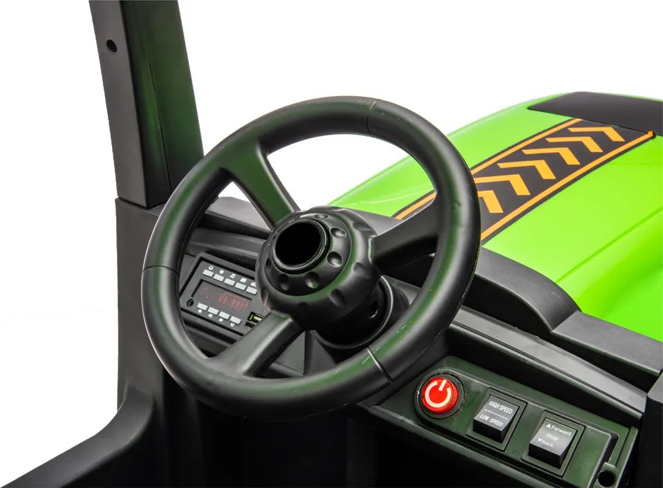 LEAN CARS Elektrický traktor A011 24V, zelený