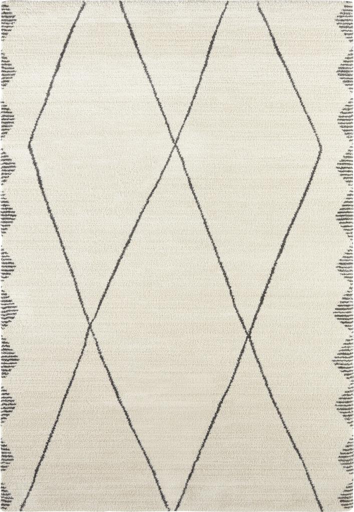 ELLE Decoration koberce Kusový koberec Glow 103665 Cream / Grey z kolekcie Elle - 200x290 cm