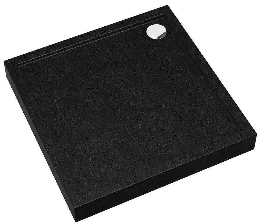 Vanička štvorcová Black Stone 90x90x12 Espera Plus AQM4631CST