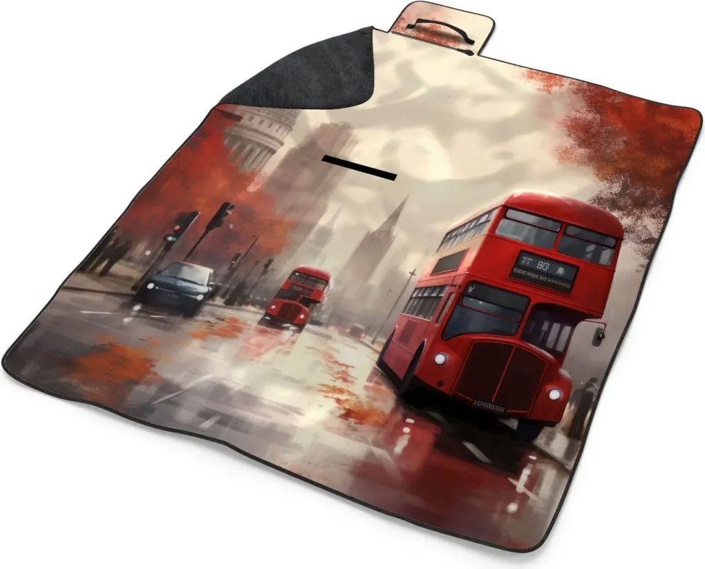 Sablio Plážová deka Londýn Double-decker 1: 200x140 cm