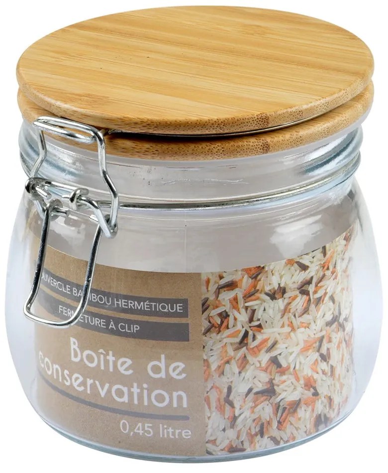 Sklenená dóza na sypké potraviny – Homéa