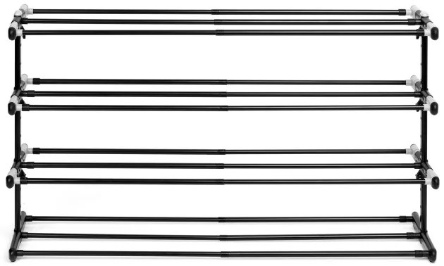 Botník DIANA 4 úrovne, čierny