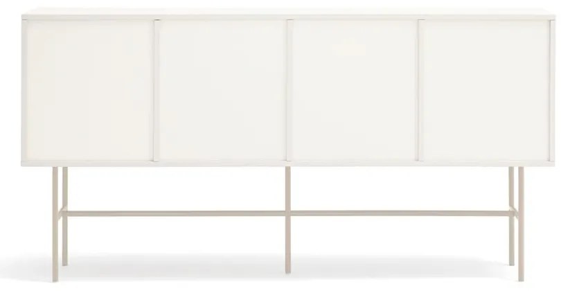 Béžovo-krémová nízka komoda s posuvnými dverami 180x91 cm Nube – Teulat