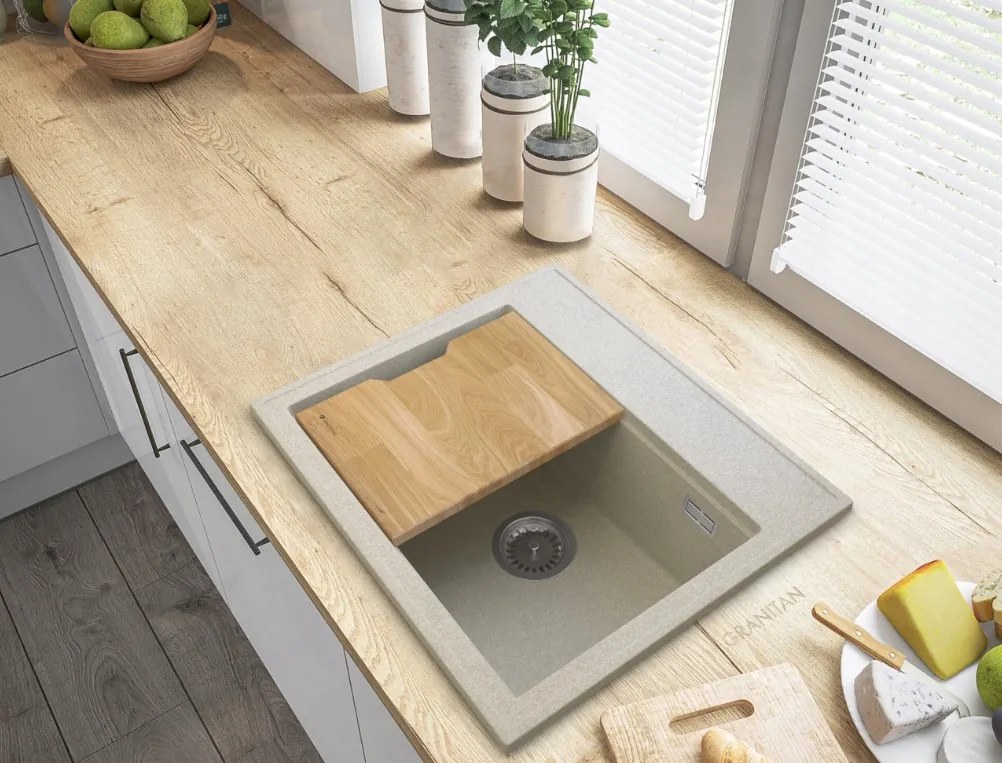 SINK Quality Sink Quality, buková drevená doska na krájanie 245x345 mm, hnedá, SKQ-CB.240x348
