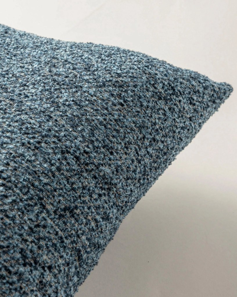 Karin - jednoduchá obliečka, 60x40cm farba produktu modrá látka zapletaná