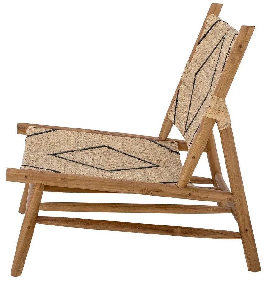 Kreslo s výpletom v prírodnej farbe Lennox - Bloomingville