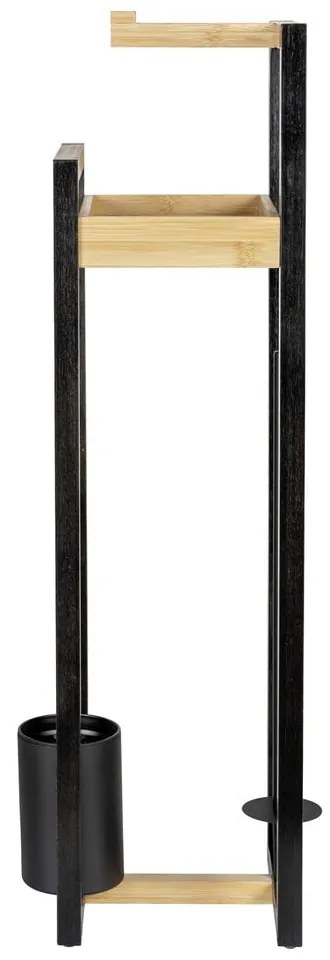 Bambusový stojan na toaletný papier s kefou Braidi - Wenko