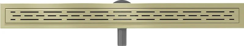 Mexen Flat 360° M01 sprchový žľab 100 cm, zlatá matná, 1A20100-40