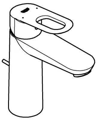 GROHE 23762000 - Umývadlová batéria BAULOOP DN 15 lesklý chróm