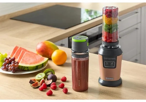 Sencor - mixér na smoothie s príslušenstvom 800W/230V medený