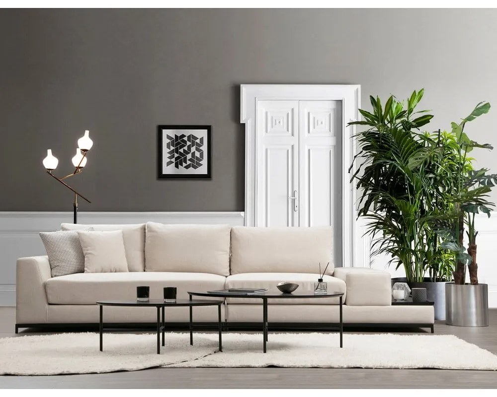 Krémová pohovka 320 cm Line – Balcab Home