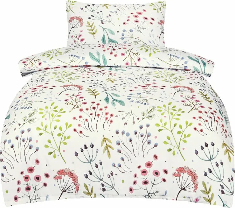 Jahu Bavlněné saténové povlečení DELUXE JASMINE 140x200, 70x90 cm