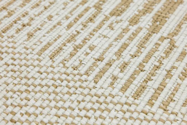 Obojstranný koberec BRUSSELS 206131/10820 béžový / krémový kruh