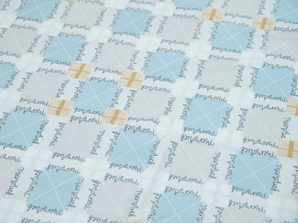 Obliečky z mikrovlákna GALDAR modré Rozmer obliečky: 70 x 80 cm | 140 x 200 cm