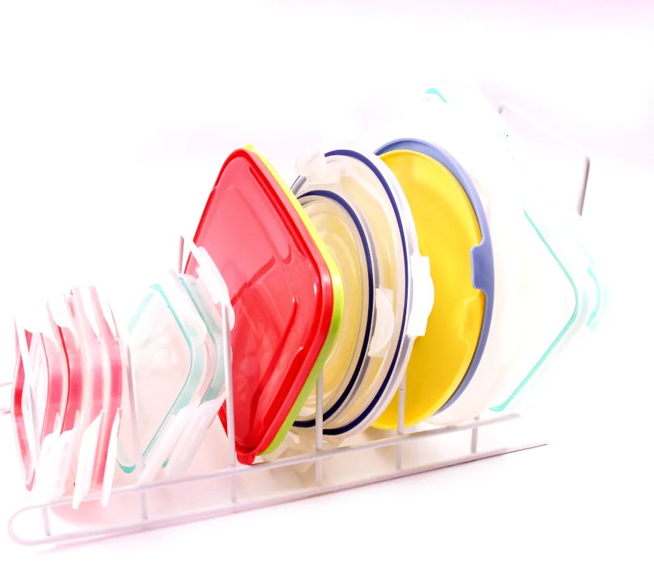 Orion Držiak, stojan na pokrievky do zásuvky – 6 pozícií, biely