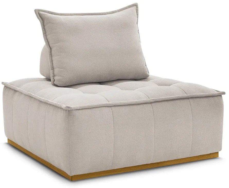 Béžové ženilkové kreslo Elisa – Bobochic Paris