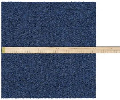 Koberce Breno Kobercový štvorec MUSTANG 83, velikost balení 5 m<sup>2</sup>  (20ks), modrá