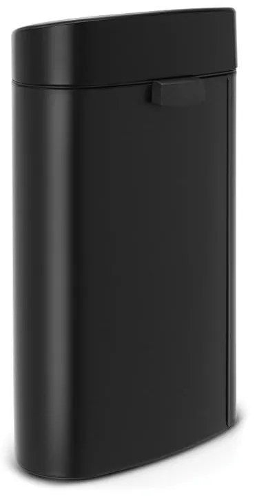 Matne čierny dotykový oceľový odpadkový kôš 40 l Touch Bin – Brabantia