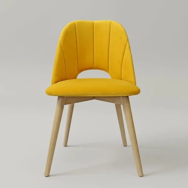 Jedálenská stolička THEO žltá