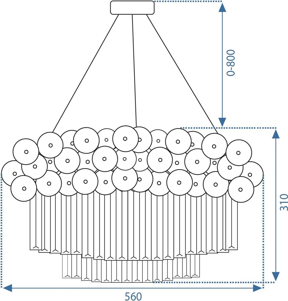 Toolight Rea, Luster APP1473-CP GOLD, OSW-52101