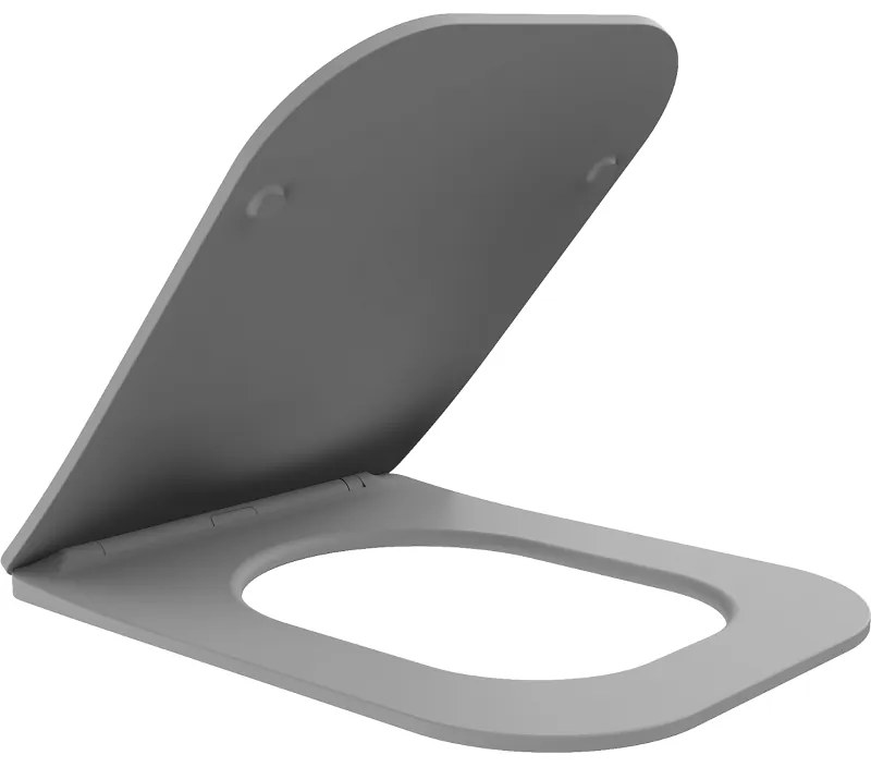 Mexen Teo, toaletné WC sedadlo s pomalým zatváraním, duroplast, svetlá šedá matná, 39840061