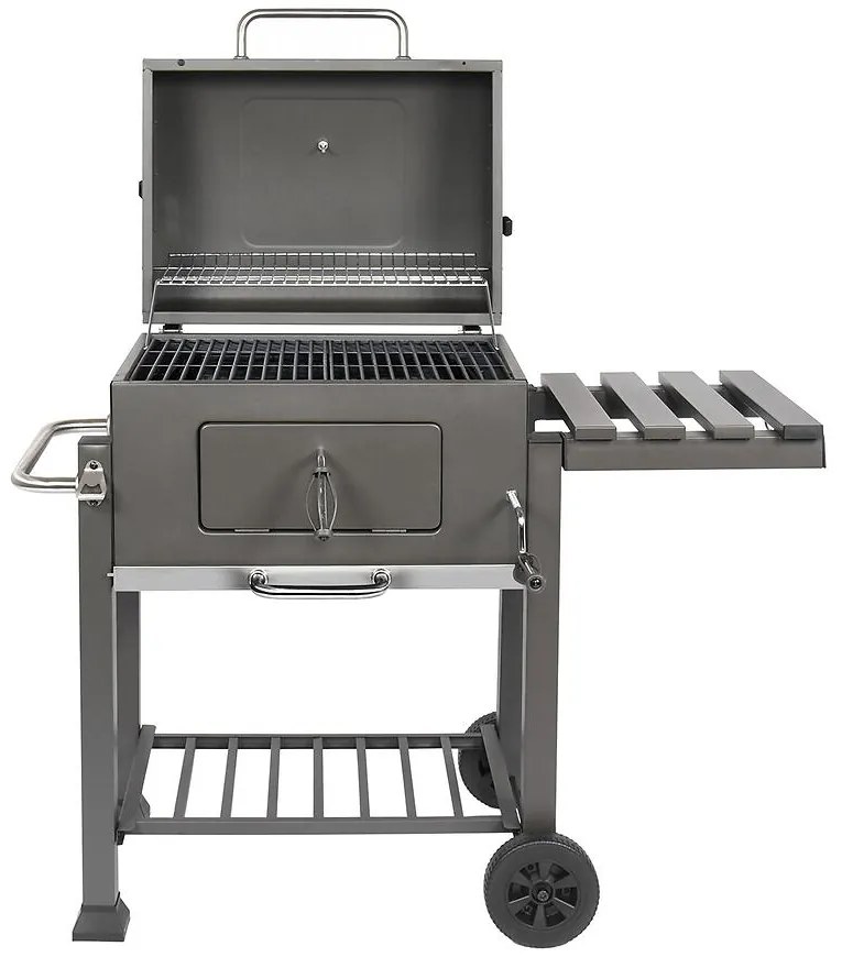 Gril na drevené uhlie JY-010 liatinový rošt