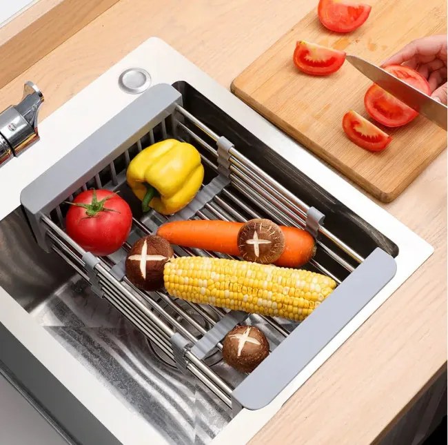 Teleskopický odkvapkávač 322101A sivý