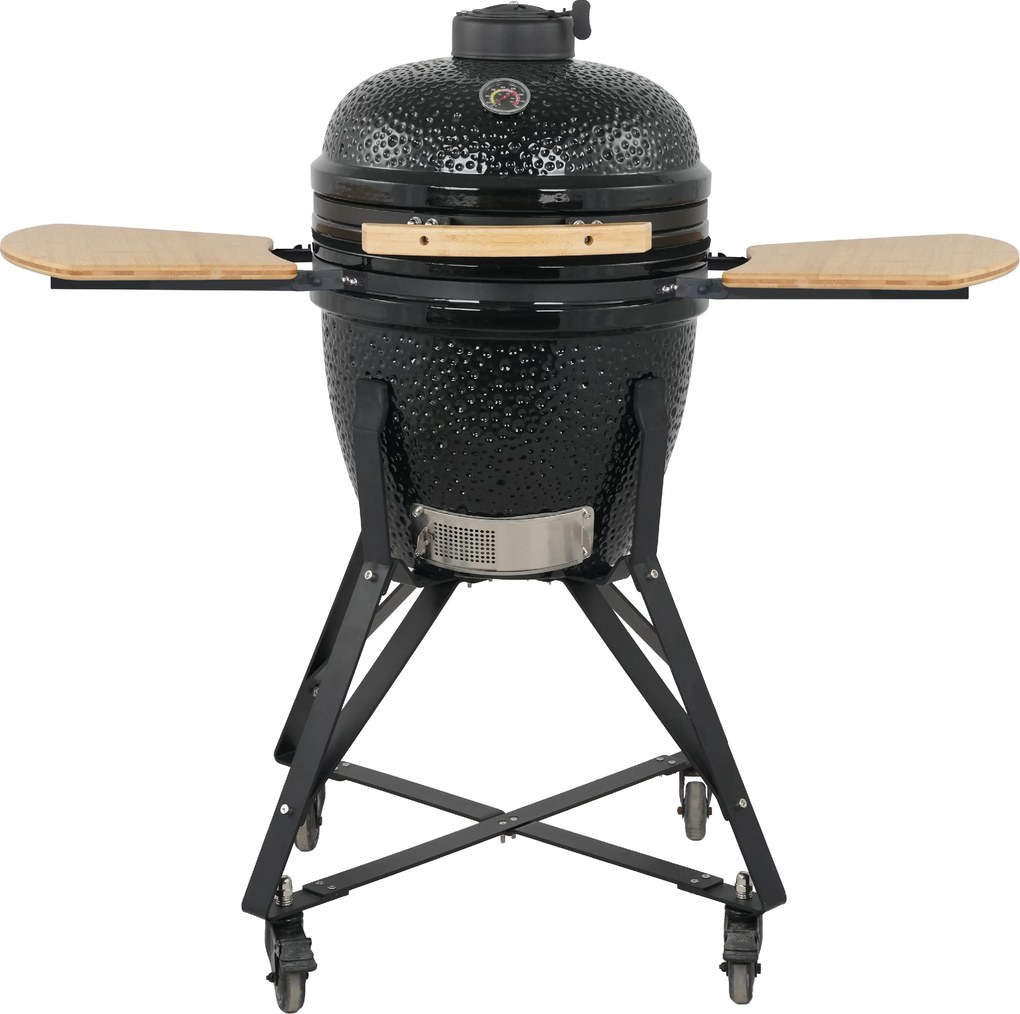 Keramický Kamado BBQ gril BestBerg BBGK-46B / Ø 38,3 cm / čierna