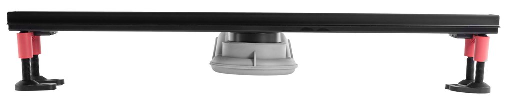 Rea NEOX Superflow, odtokový sprchový žľab 60 cm, čierna matná, REA-G7805