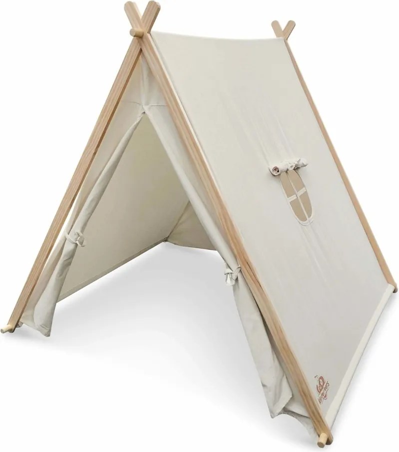 Detský stan na hranie naturálny