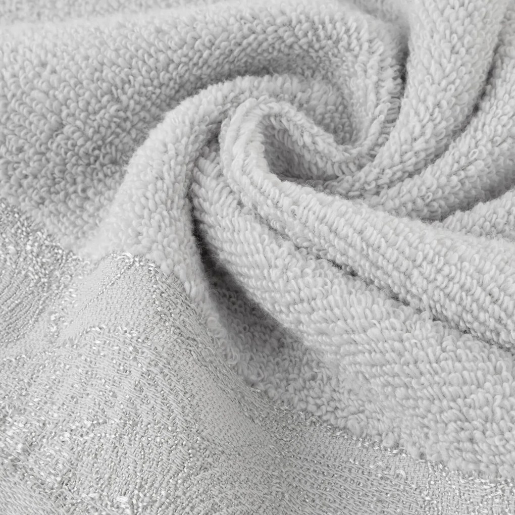 BAVLNENÝ UTERÁK AGIS 50X90 CM STRIEBORNÁ