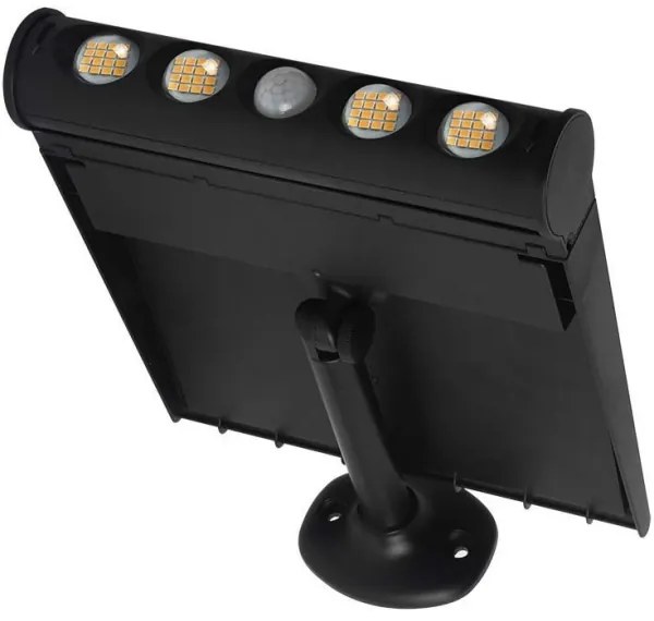 LED solárne nástenné svietidlo so senzorom LED/8W/3,7V IP65 6000K 4000 mAh