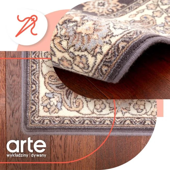 Koberec Agnella Isfahan Kantabria antracit