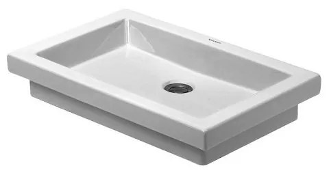 Keramické umývadlo zápustné DURAVIT 2ND FLOOR 58x41,5 cm biele 03175800001