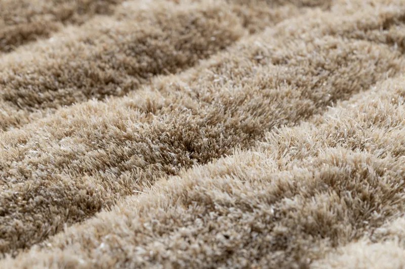 Dywany Łuszczów, Kusový koberec Flim 007-B2 Stripes beige, 120x160, béžová, obývacia izba