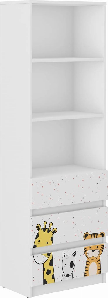 Wooden Toys Detská knižnica B-3 MINI ZOO