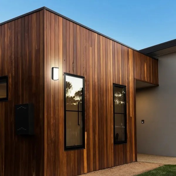 LED Vonkajšie nástenné svietidlo LED/12W/230V 3000/4200/6500K IP65 čierna