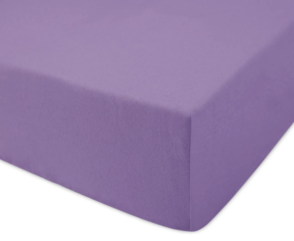 DETSKÉ JERSEY PRESTIERADLO 040 80X160 CM FIALOVÉ