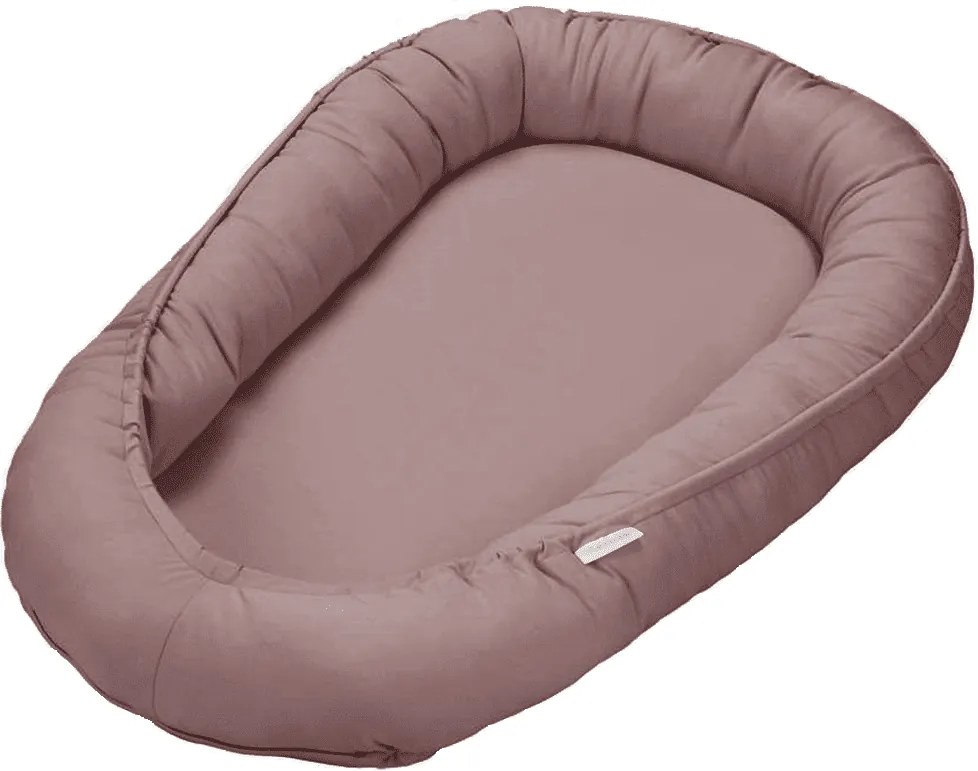 Hniezdo pre bábätko sýto ružová 83x54cm