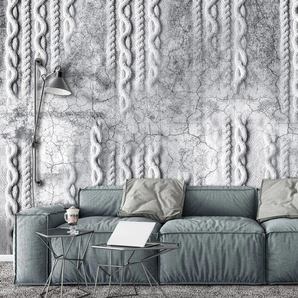 Fototapeta - Väzba na betón - šedá (152,5x104 cm)