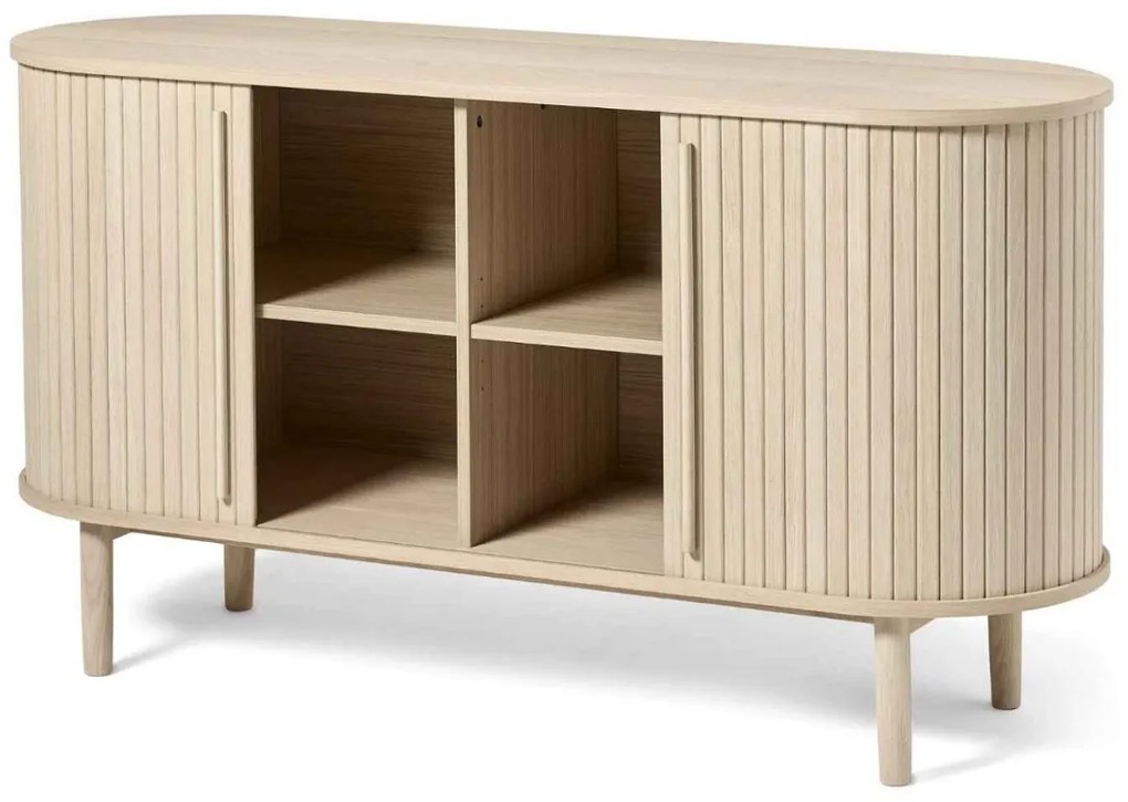 Dizajnová komoda Palomino 140 cm biely dub