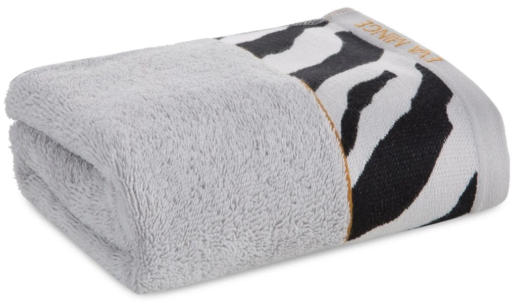 BAVLNENÝ UTERÁK EVA MINGE22 SADA 6 KS 50X90 CM STRIEBORNÁ