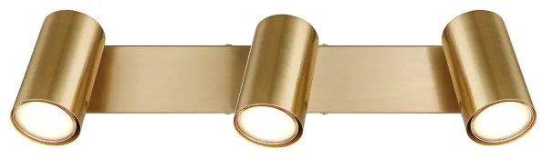 Globo 57911-3GO - Bodové svietidlo ROBBY 3xGU10/35W/230V zlatá