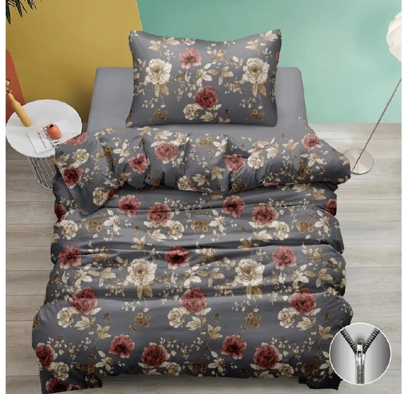 Bavlnené obliečky BOTANESSE sivé Rozmer obliečky: 70 x 90 cm | 140 x 200 cm