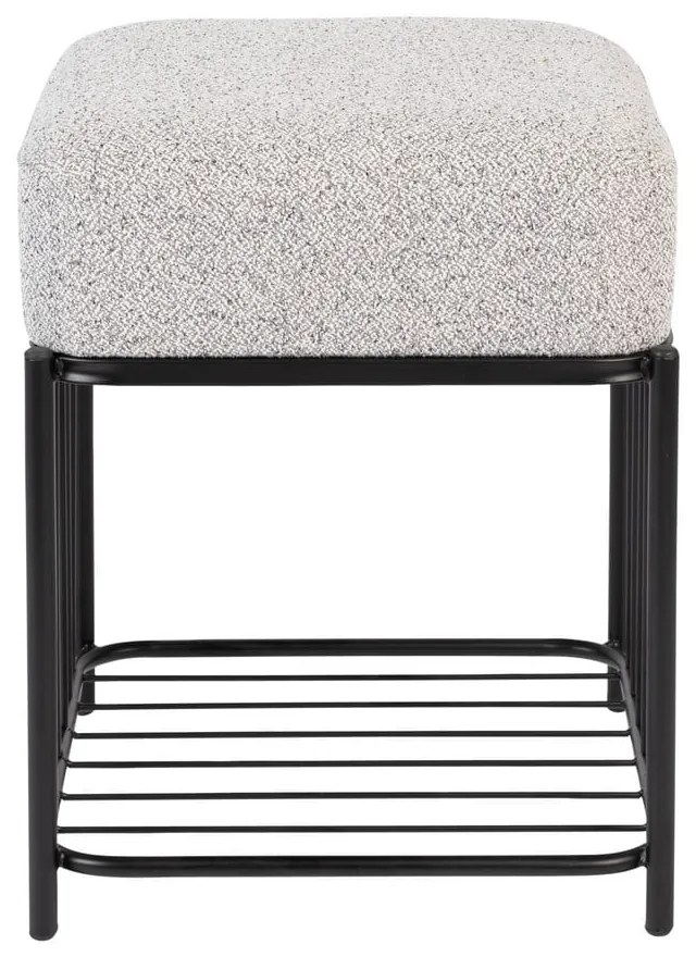 Svetlosivý taburet Milou – White Label