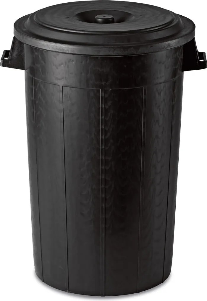 STEFANPLAST Odpadkový kôš Drum 120 l, čierny - bez veka